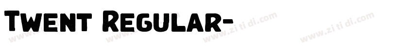 Twent Regular字体转换